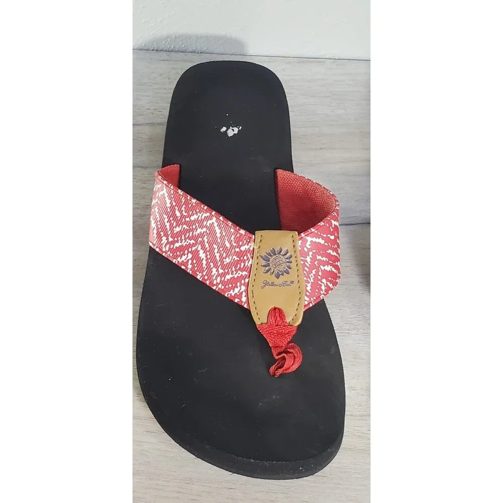 Women's Yellow Box Mellow Mat  8.5 Sandal Flip Flop Summer Beach Shoes - Picture 10 of 12